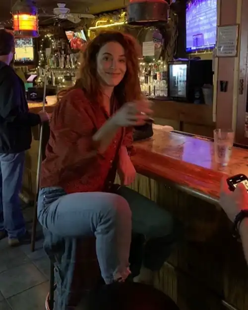 At the bar