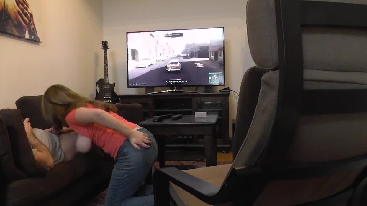 I suck off my BF while he sucks at playing Mafia III