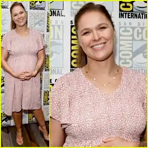 Rhonda Rousey pregnant with #2 and looking good