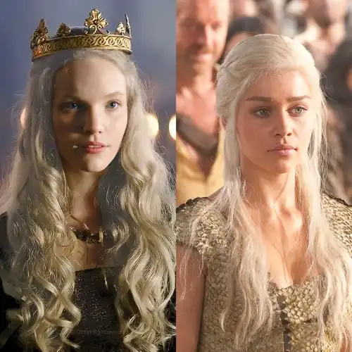 Fun fact : Daenerys Targaryen was originally played by actress Tamzin Merchant in the unaired Game of Thrones pilot. Emilia Clarke was cast after Tamzin left the show.