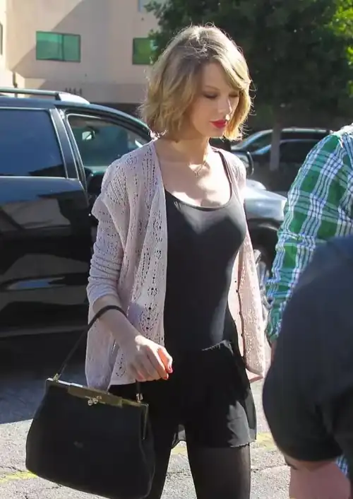 Taylor Swift Pink Sweater