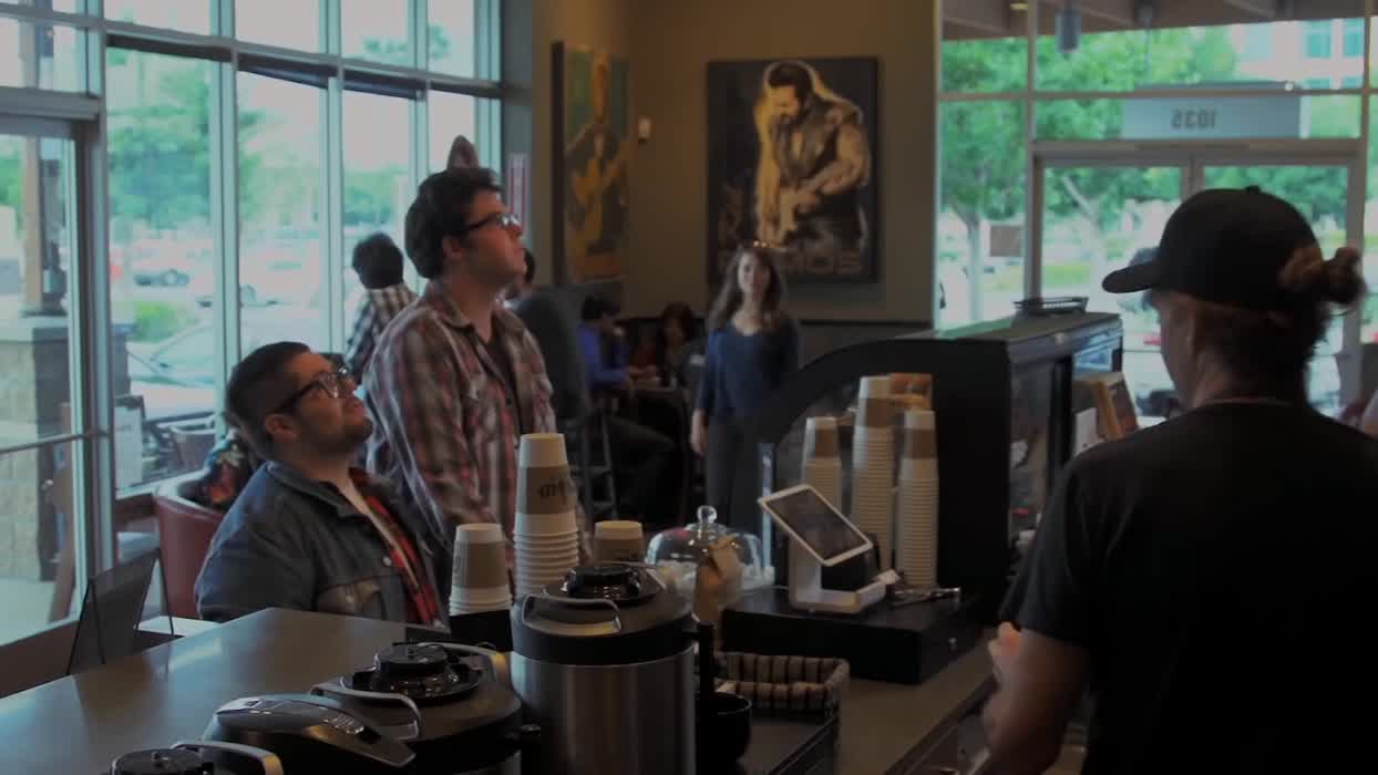 Milana as "Danielle" in BARISTA BREAKUP! (2015)