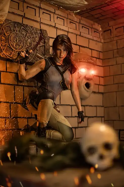 Lara Croft cosplay by Anastasya Zelenova