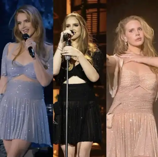 Lana being loyal to her dress 👗 