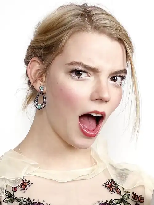 why is she making this face ? Your fantasy only :) 