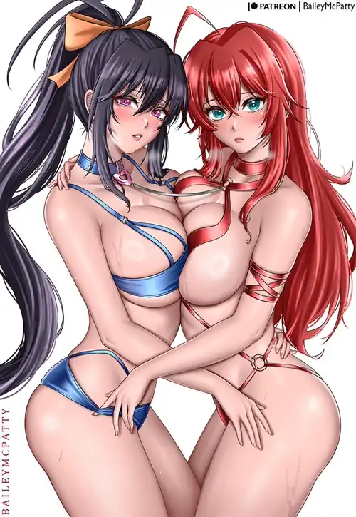 Akeno x Rias (BaileyMcPatty) [High School DxD]