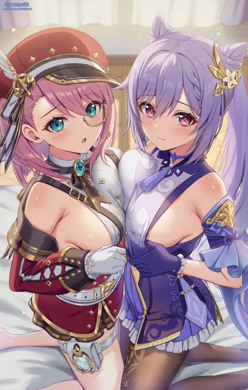 Boob squish 