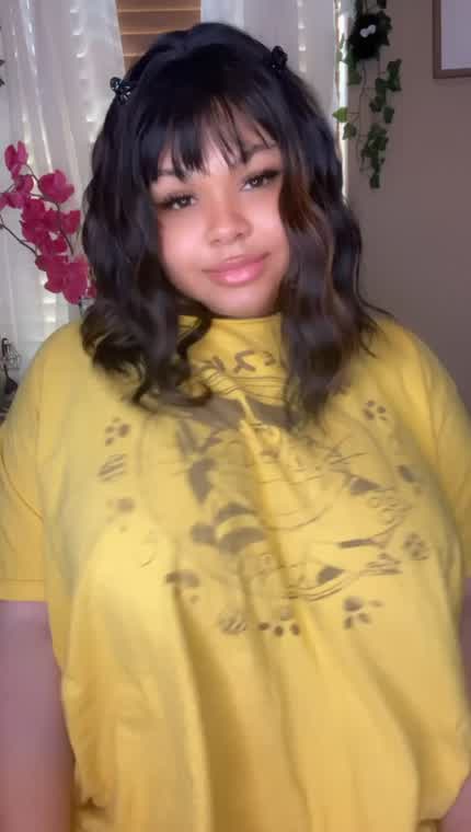 It’s surprising what an oversized shirt can hide..