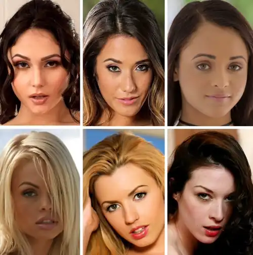 Face Battle (part 7): Ariana Marie vs Eva Lovia vs Holly Hendrix vs Jesse Jane vs Lexi Belle vs Stoya 