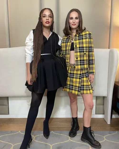 With Tessa Thompson