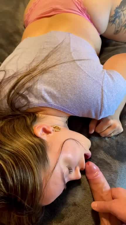 If a month ago you told me a guy was going to be waking me up by putting his cock in my mouth, i’d be busy trying to figure out who’s ass i needed to beat up. But since I’ve swapped with this girl, I tried it, and now sucking dick is my favorite! The only thing better is after when he puts it in me!