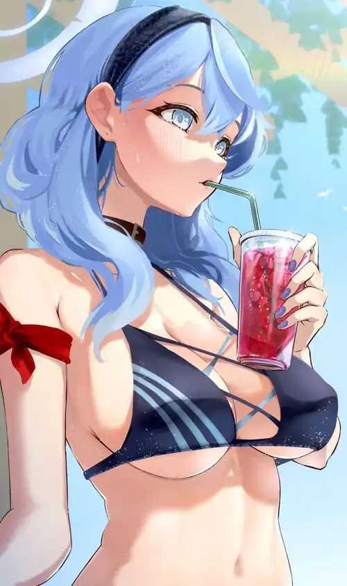 Ako having a drink