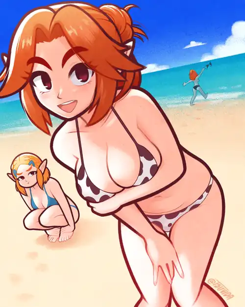 Malon at the Beach (Tsuvida)