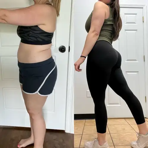 First time posting. 5’1 mom of 4, 2021 vs 2024.