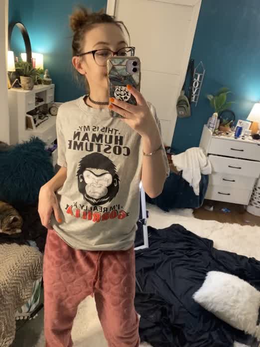 Tits, pussy, or ass, which part is your favorite on my 95lb body?