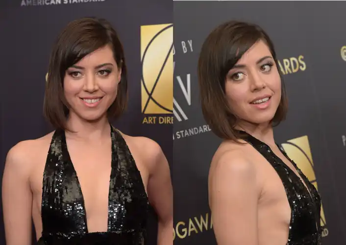 Aubrey looking sexy (bonus side-boob)