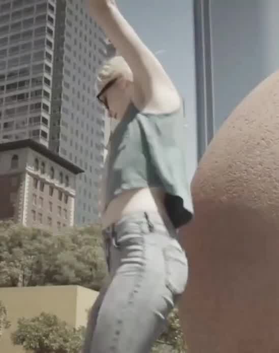booty in jeans ...
