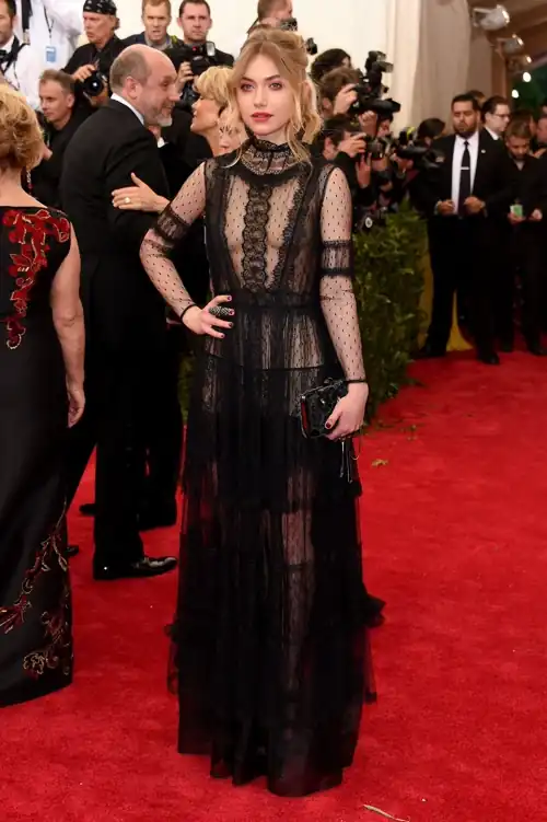 See-Through Black Dress