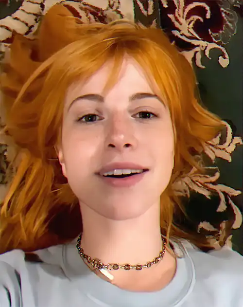Hayley on the floor