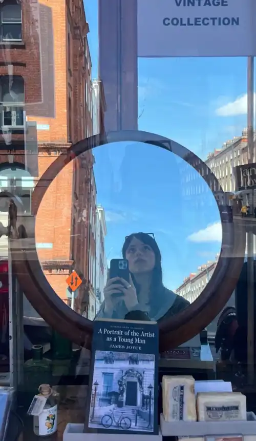 Mirror selfie via IG story 5/7/24