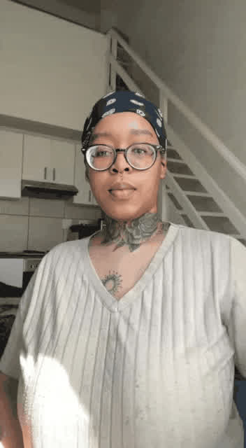 bbw boobies from an African milf