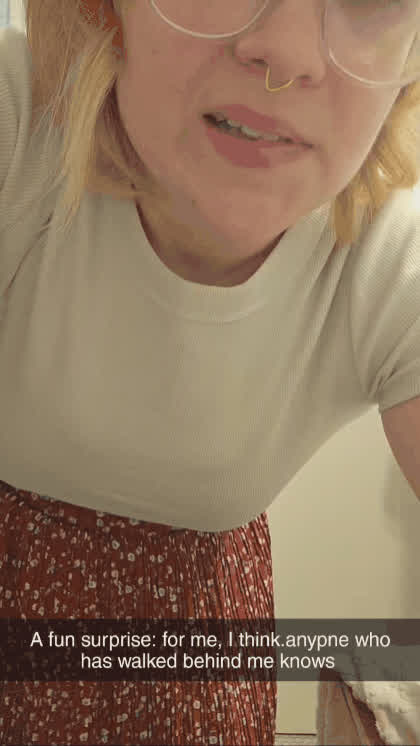 If you have walked behind me in this skirt, apologies for the distraction. I was uninformed.