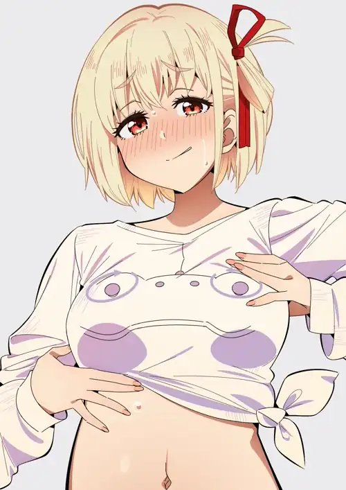 Chisato Wants Her Breasts Played With (Lycoris Recoil)