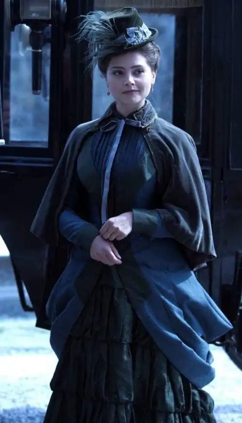 As Clara  in December 2012 'Dr. Who' episode