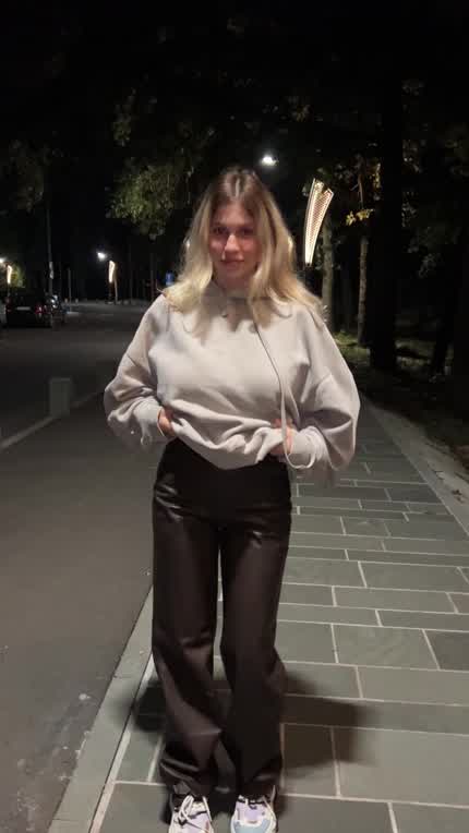 It nice to show my boobs in public places