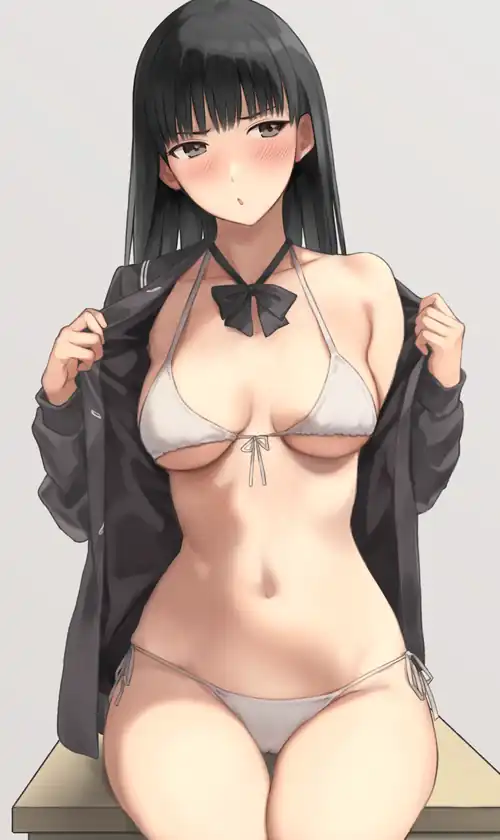 Tsukasa Ayatsuji swimsuit under uniform [Amagami]