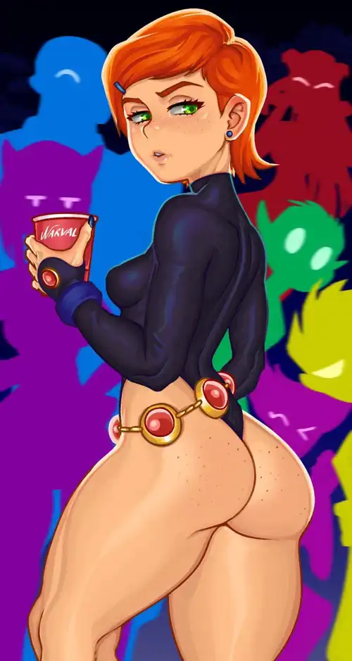 Gwen cosplaying Raven (SpaceNarval)