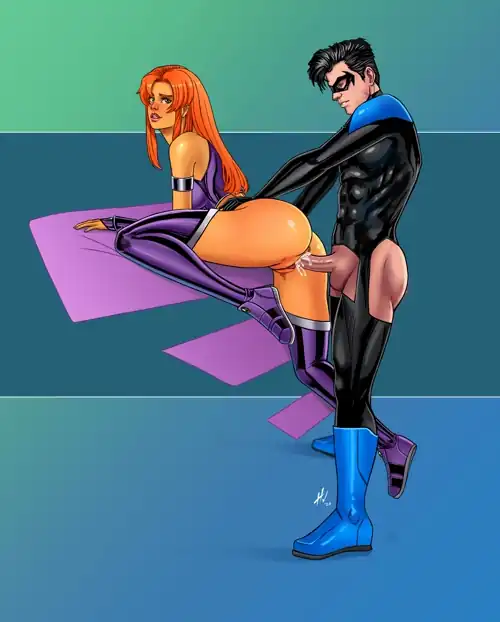 Nightwing and Starfire (hvond) 