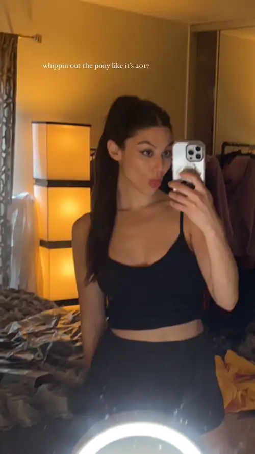 Ponytail Selfie on Instagram (June 2023)