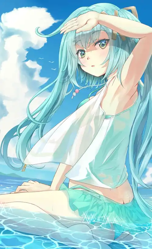 Senpai in a Swimsuit