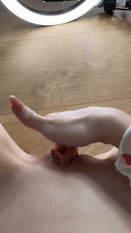 Get ready to get your beard all sticky because of my grool after you dare to eat my pussy.