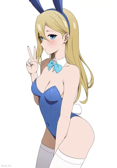 Blue bunny girl (By Coro Fae)