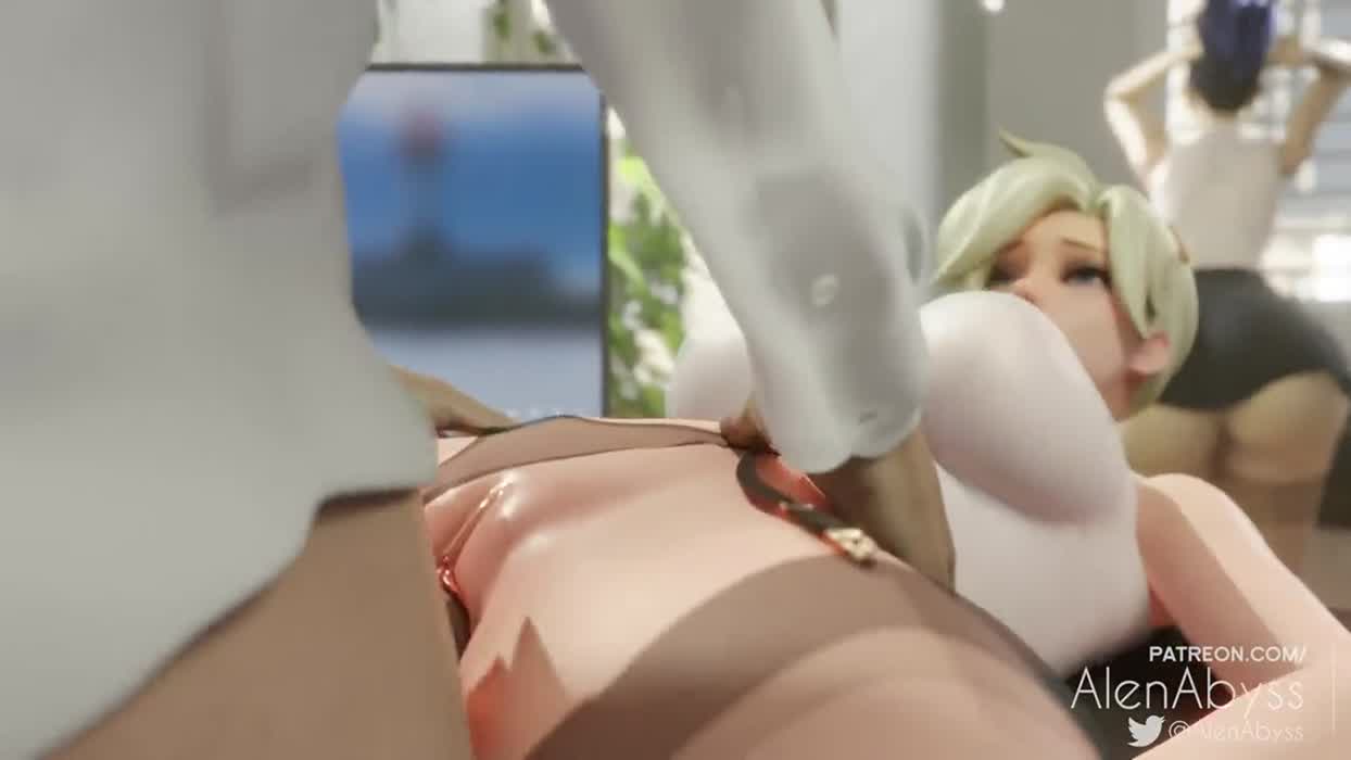 Mercy getting fucked while Widowmaker being busy with work Part 2 (AlenAbyss)
