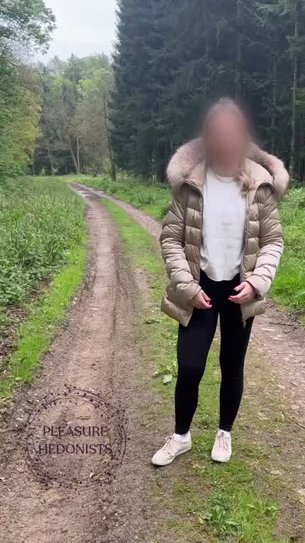 Flashing my boobs outdoors 