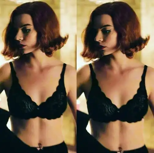 Anya in a bra...yum