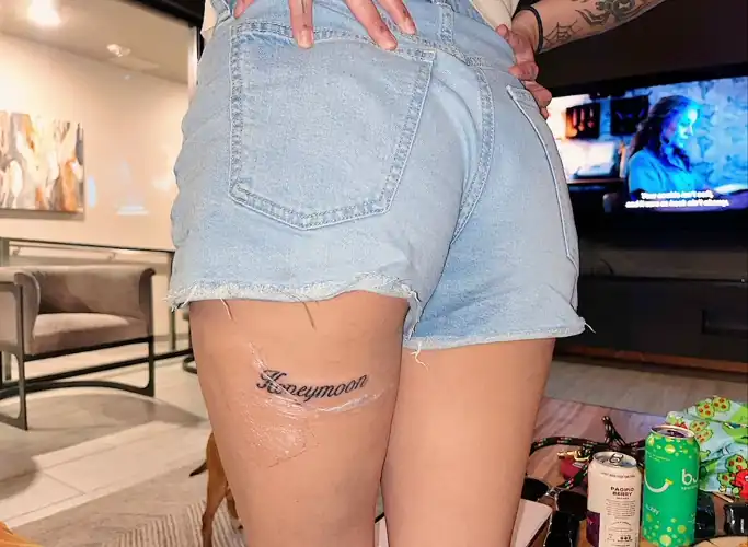 Finally got a Lana tattoo🥹🕊️🎀🩷. ( it hurt like a mf )