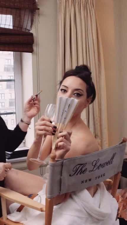 Getting ready for the Met Gala 5/1/2023