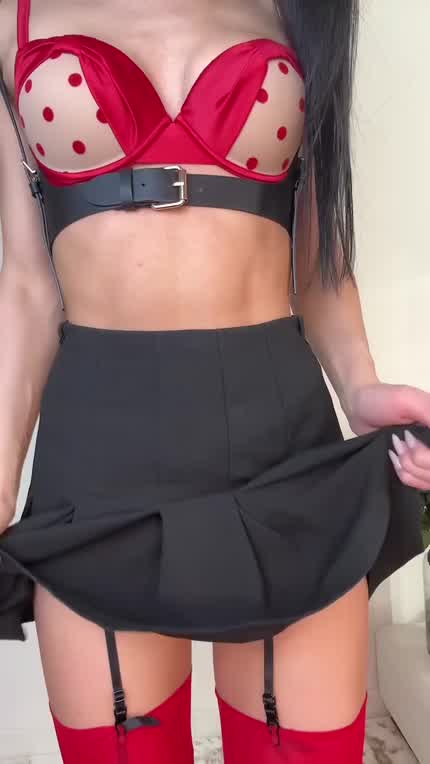 Just don't take off my stockings when you fuck me