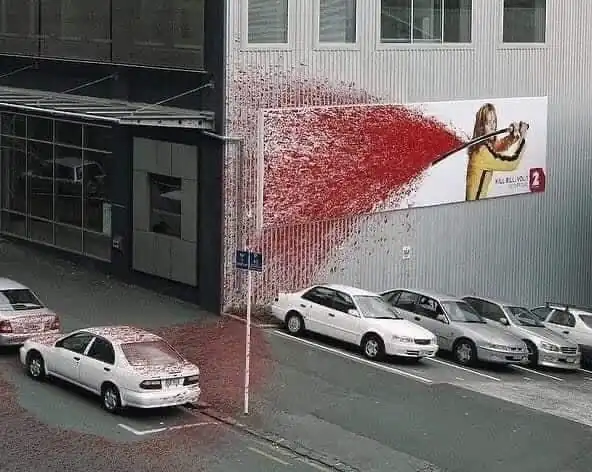 The New Zealand promo for Kill Bill in 2003