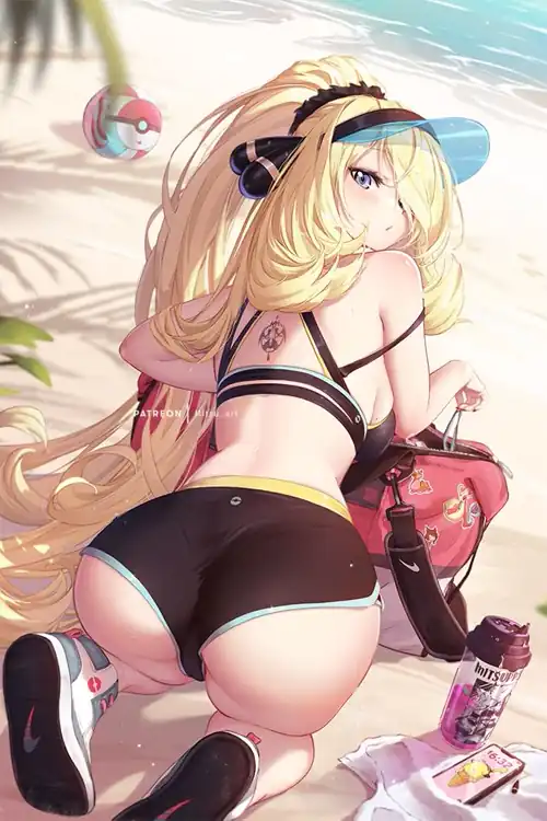 Cynthia at the Beach 