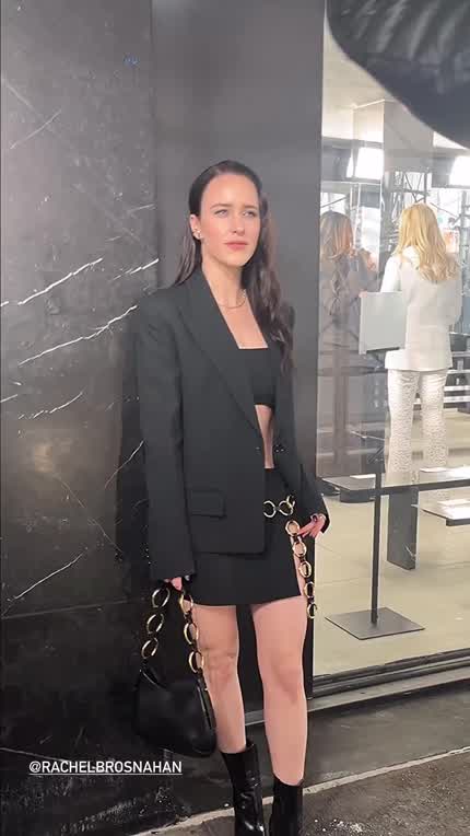 Rachel at Michael Kors NYFW show (13/03/2024)