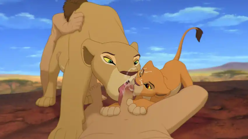 [FFMM] Nala showing her daughter how to do it