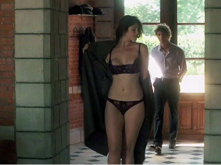 The second your parents drop you off at your God Mother Gemma Arterton, she strips naked. "Come give mommy a proper hello. I missed you and your dick a lot."