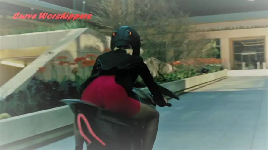 Evan Rachel wood's ass on a bike