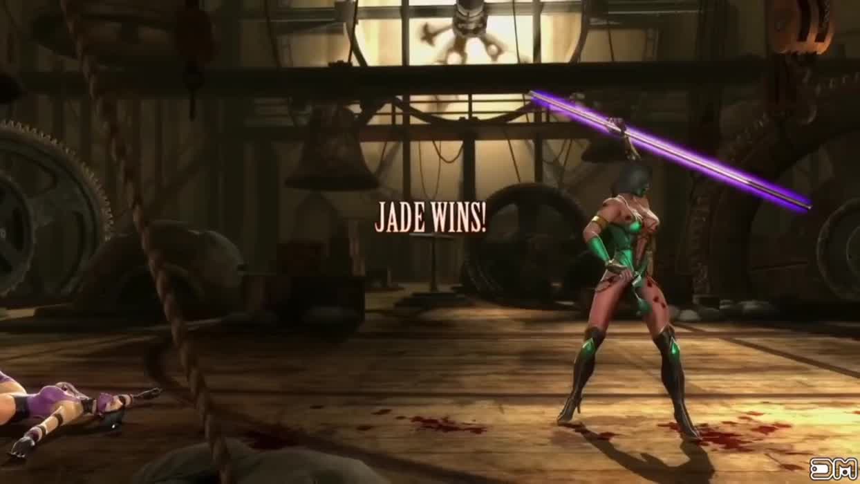 Mortal Kombat 9 girls victory/intro poses 