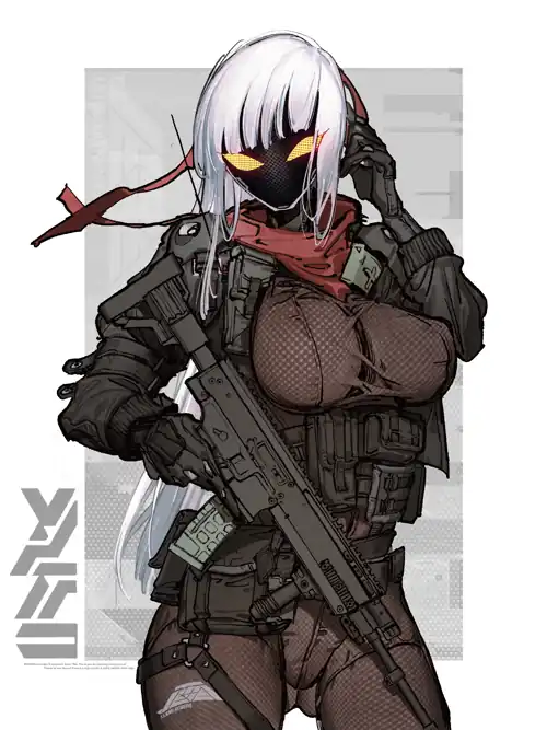 YATAU_01 robussy with a gun [original]